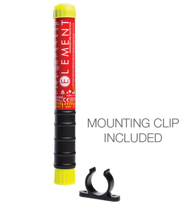 Element E 50 Fire Extinguisher Offering 50 seconds of fire fighting protection, E50 is recommended for professional use (automotive, power sports, garage, marine, etc). Element extinguishers are suitable for use on small fires and for protecting supplementary risks. Internationally tested and certified. Element E50